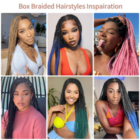 Lexqui long braided wig for protective styling and everyday comfort.
