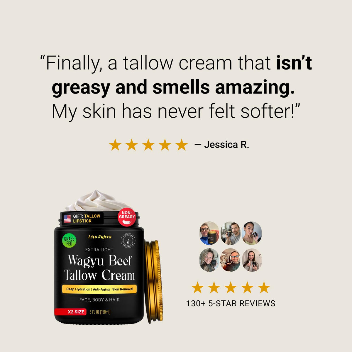 Hydrates hands and neck, leaving a smooth, nourished feel
