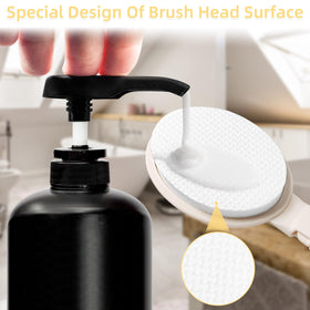 LFJ nylon brush head gentle exfoliation without harsh irritation.