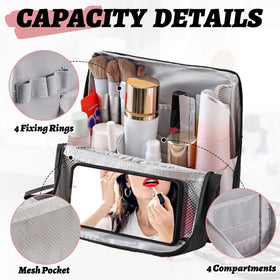 LFZHAN vertical storage saves counter space while keeping items visible.