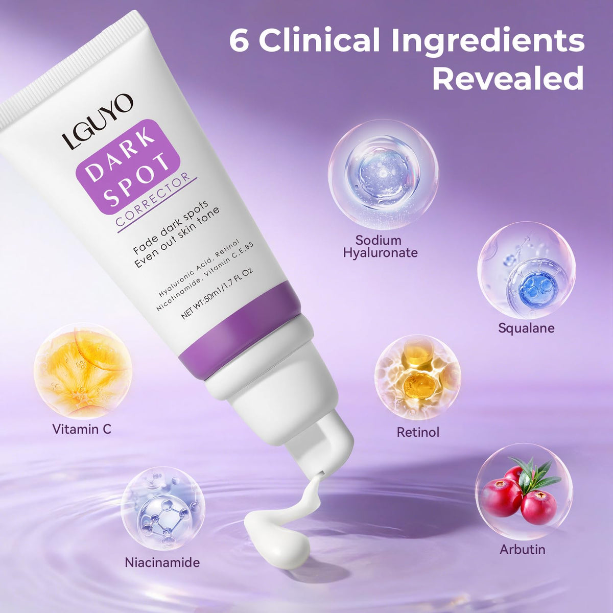 LGUYO dark spot remover on body application for larger areas