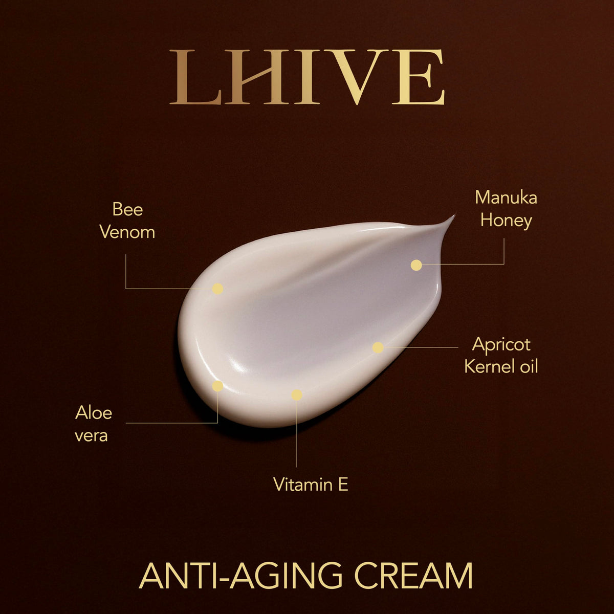 LHIVE Lightweight texture spreads smoothly on skin.