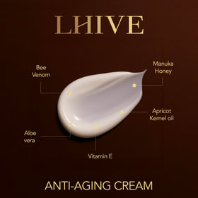 LHIVE Lightweight texture spreads smoothly on skin.