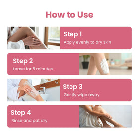Underarm application with Bare Basics showing gentle formula for irritation reduction.