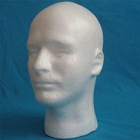 LIAMTU mannequin head with foam helps headset displays look natural.