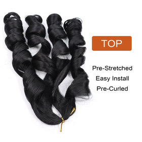Lianzi silky texture braiding hair 18in smooth, comfy wear