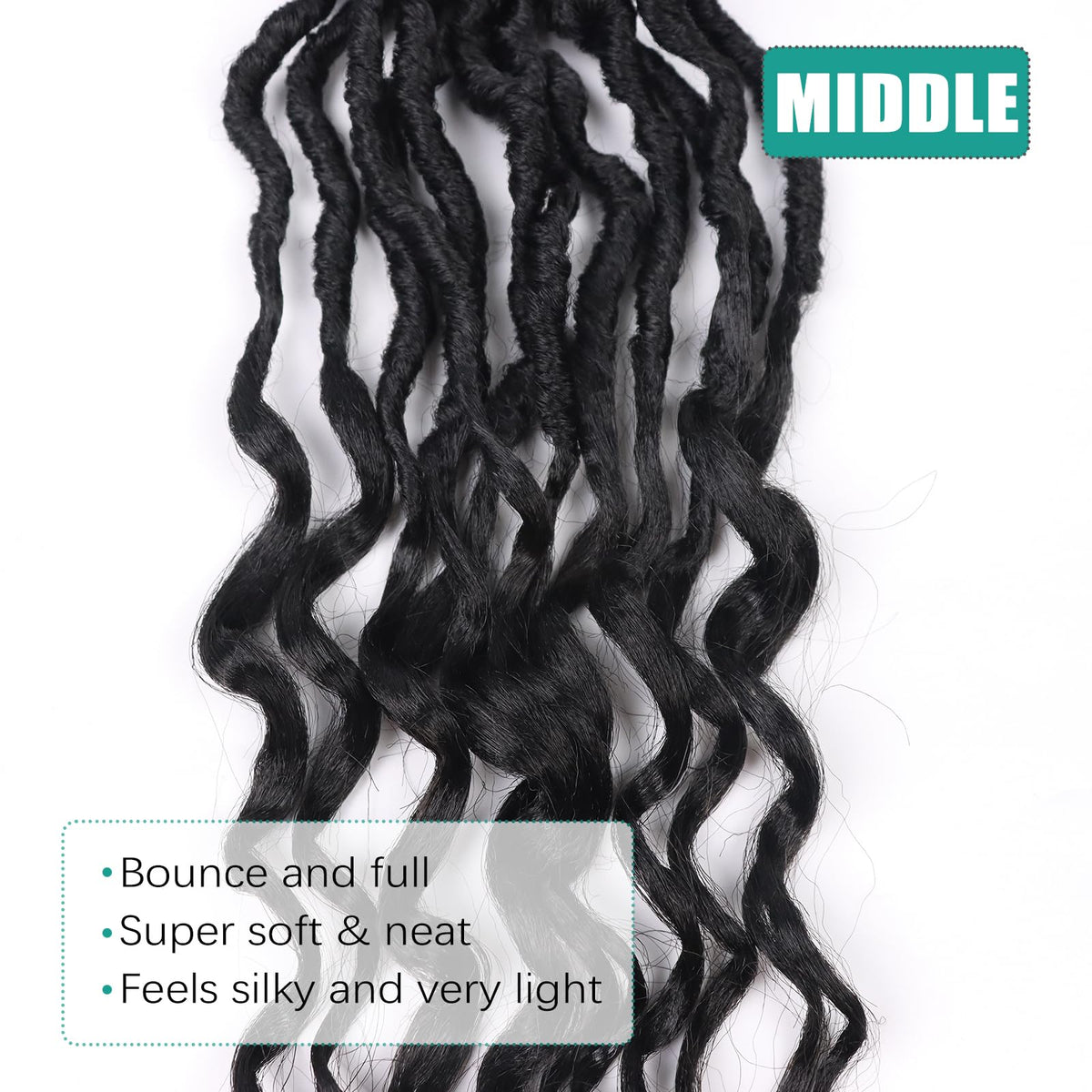 Lianzi soft-synthetic-crochet-hair soft touch and long-lasting hold