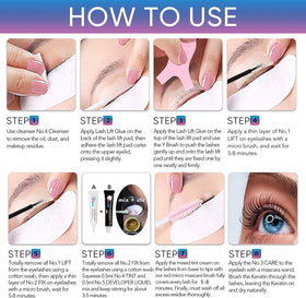 Libeauty easy step-by-step guide for quick at-home brow and lash lifts