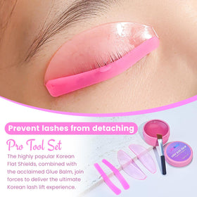 Libeauty flat shields ultra-thin 1mm for precise Korean-style lash lift.