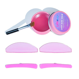 Libeauty glue balm 10g peach scent for strong adhesion and easy removal.