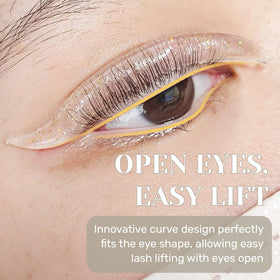 Libeauty Korean glueless lash pads with self-adhesive for quick, glue-free shielding