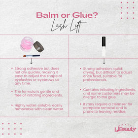 Libeauty glue balm brush included for easy application