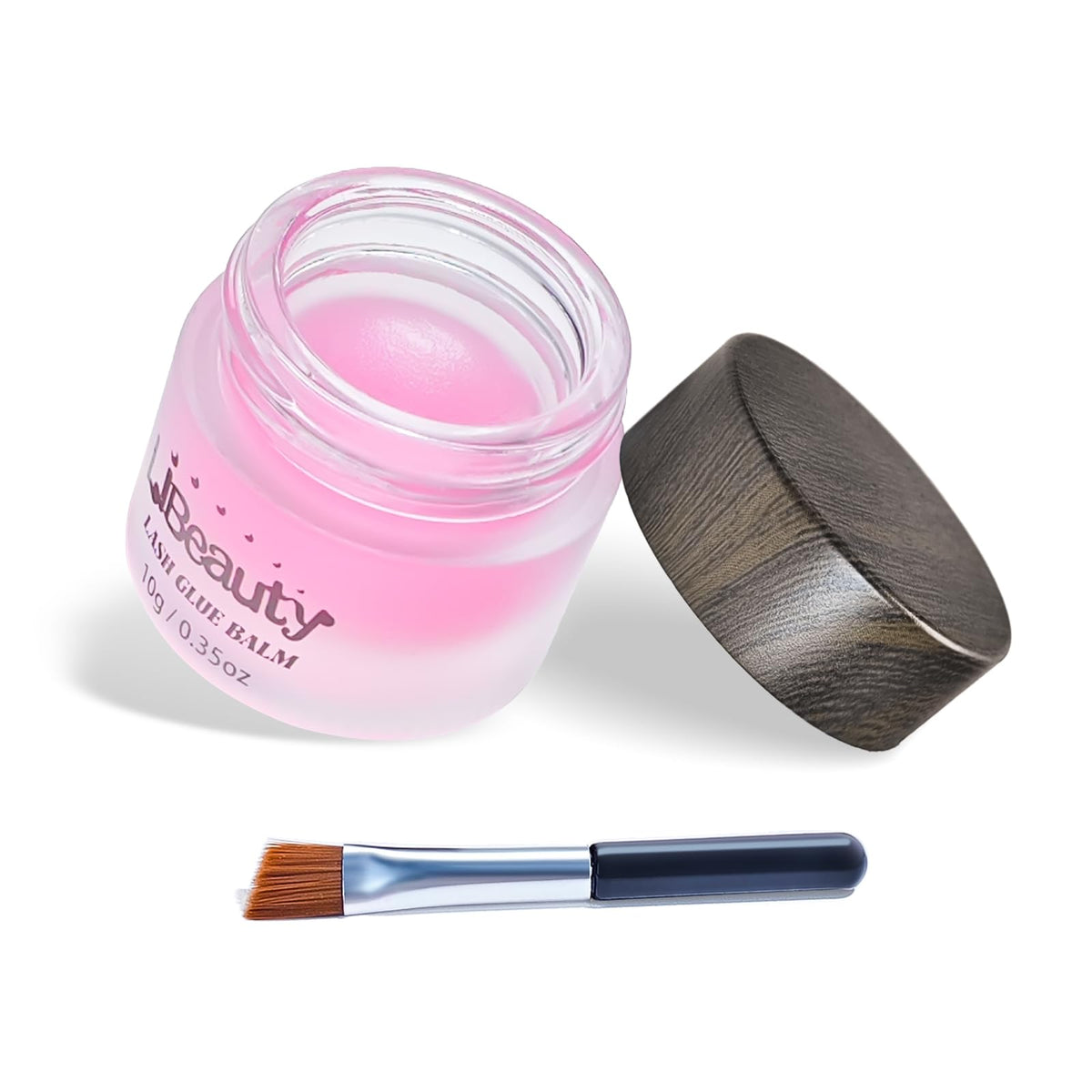 Libeauty lash lift glue balm jar shown for precise lash shaping