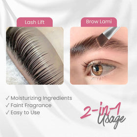 Water-soluble Libeauty lash balm for easy cleanup