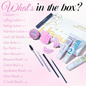 Libeauty Lash Lift Kit open-eye-application facilitates relaxed processing during sessions.