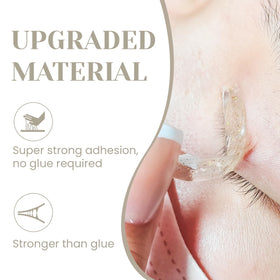 Libeauty lash lift rods easy to clean after use, surface glue wipes away