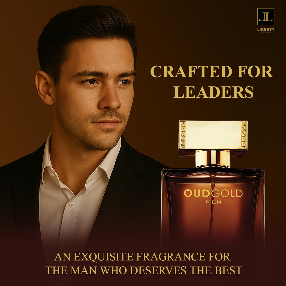 Liberty Oud Arabic Perfume box packaging showcasing luxury gifting