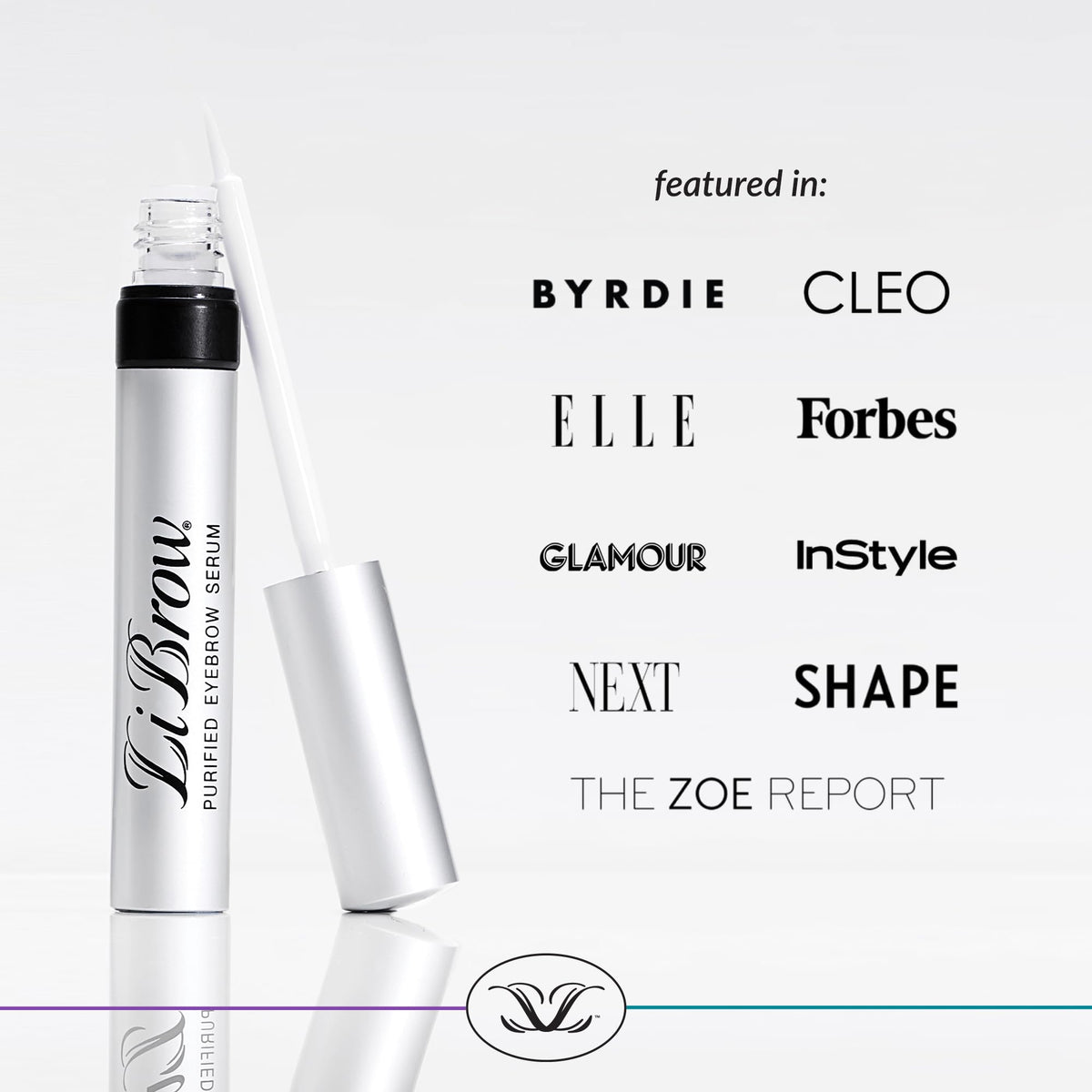 Vegan, cruelty-free LiBrow packaging emphasizes ethical beauty.