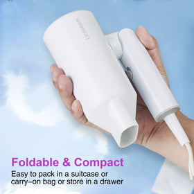 Licoseam 1600W power delivers fast drying with controlled heat.