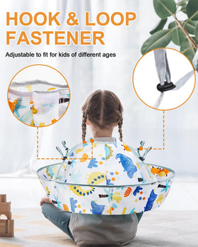 Lictin four-buckle adjustable cape grows with children.
