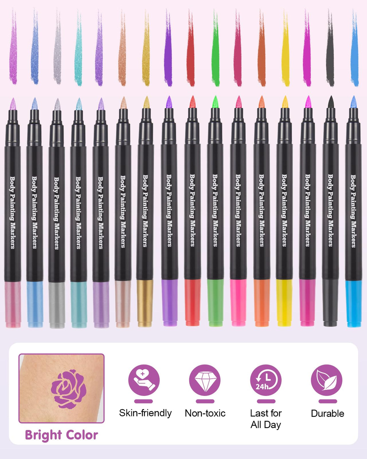 Pearl sticker sheets from Lictin add elegant accents.