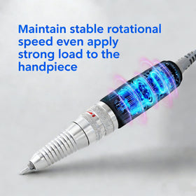 Liddy Art low-noise design delivers smoother manicures with less vibration.