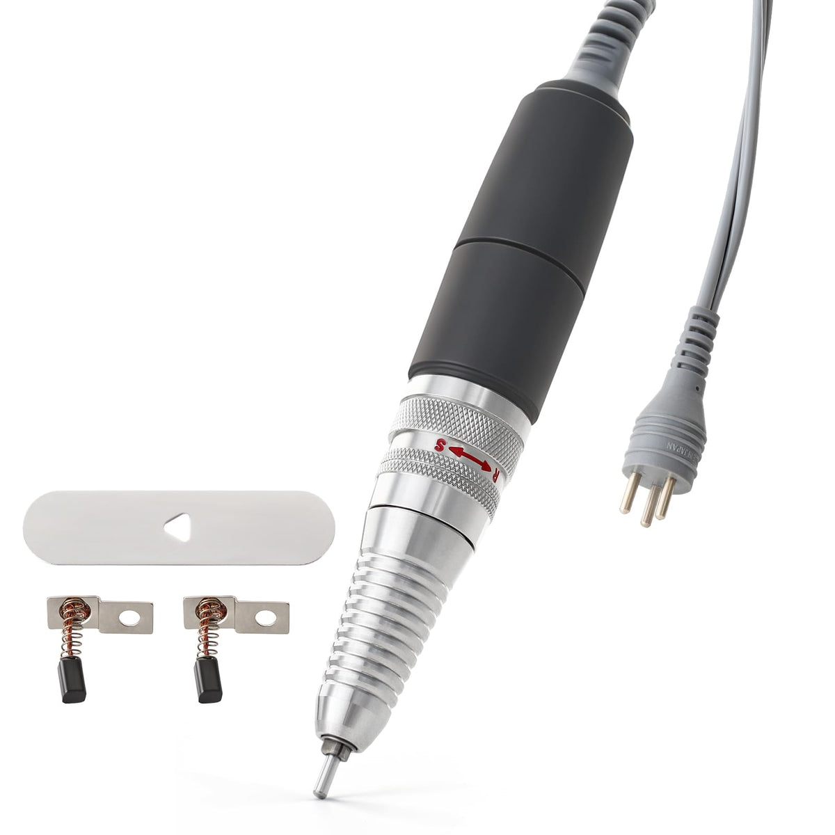 Liddy Art nail drill handpiece for UP200 and KUPA with secure 3-pin connector.