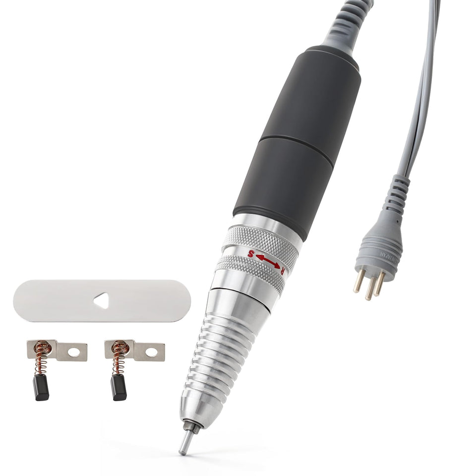 Liddy Art nail drill handpiece for UP200 and KUPA with secure 3-pin connector.