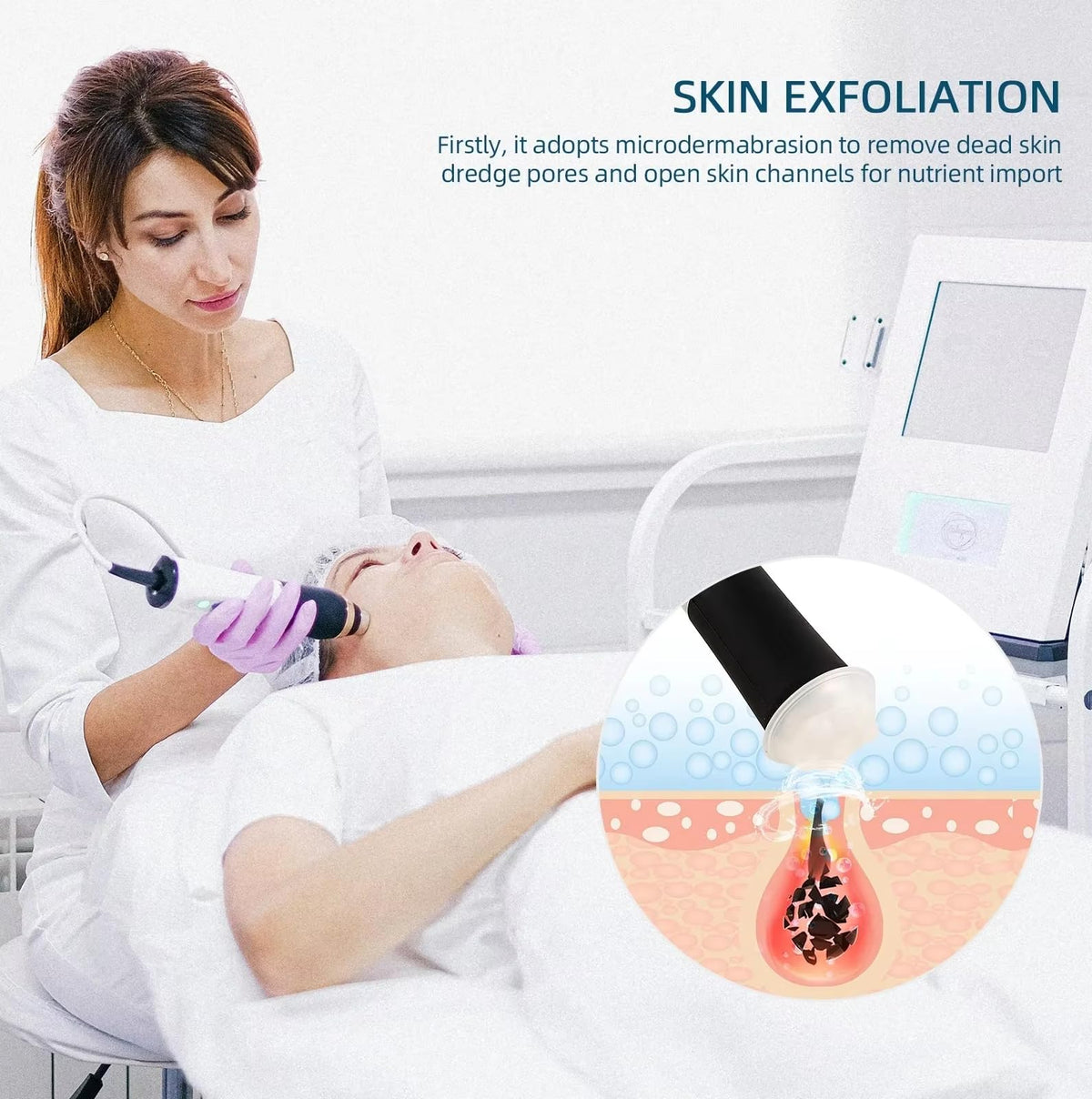 LieaKon beauty salon use with CO2 machine for client sessions.