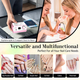 LIERKISS lightweight nail drill with stylish design for home use