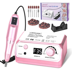 LIERKISS nail drill 35000RPM for powerful acrylic shaping