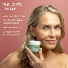 LIFE-FLO Retinol Face Cream neck area application image illustrates targeted care for the neckline.