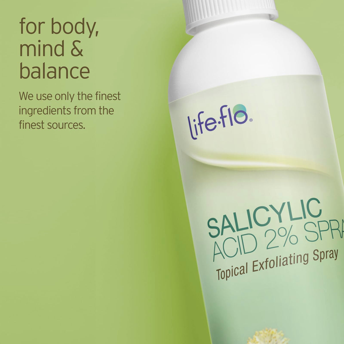 LIFE-FLO tea tree and peppermint oil refresh and clarify.