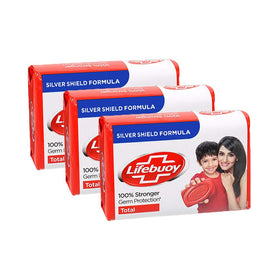 Lifebuoy Total 10 bar multipack lather scene showing easy daily washing.