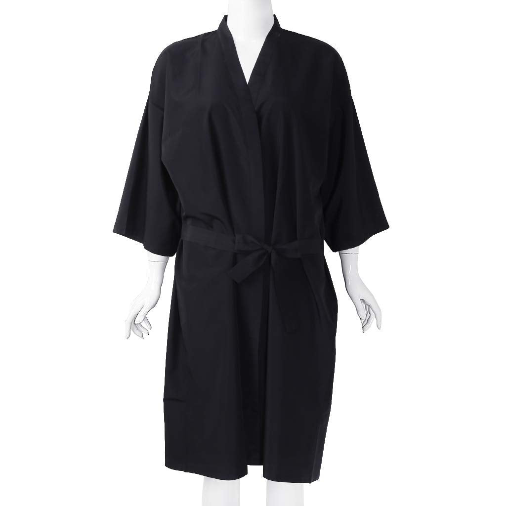 LIFESOFT disposable robe with adjustable belt for secure spa service fit.