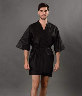 LIFESOFT polypropylene gown is light and anti-static for smooth salon use.