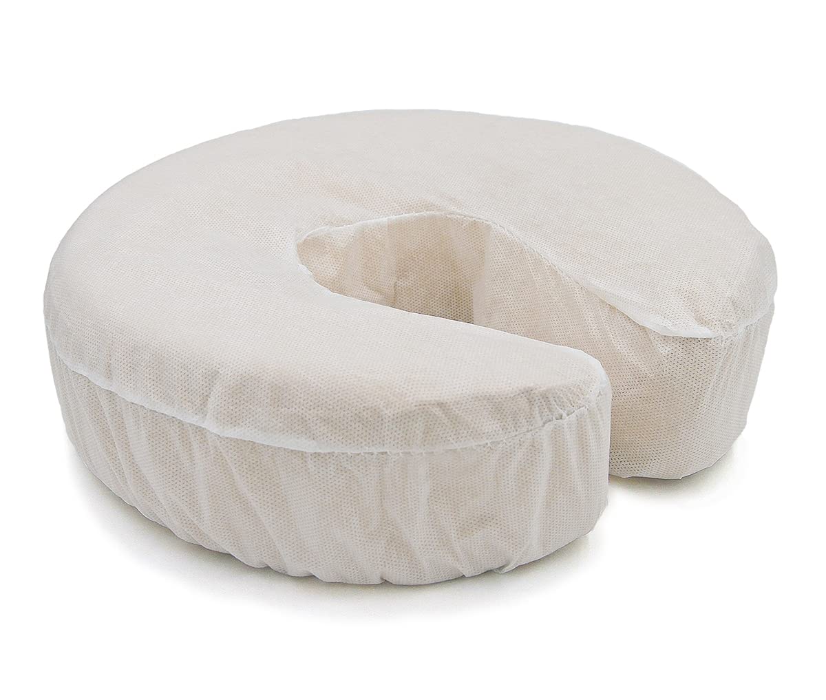 LIFESOFT face cradle cover pack-50 for clean, hygienic protection during massage sessions