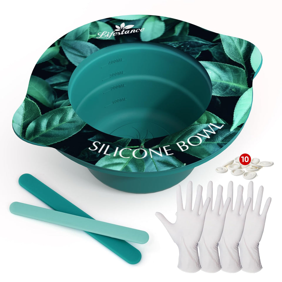 Lifestance removable silicone wax pot liner bowl for even heating and easy removal