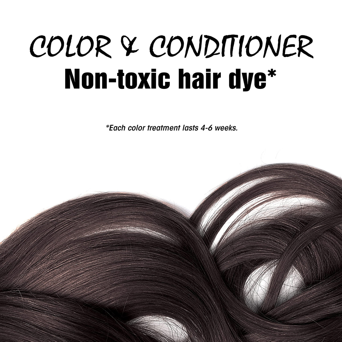 Light Mountain Botanical Conditioning formula adding moisture during coloring.
