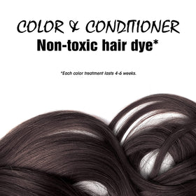 Light Mountain Botanical Conditioning formula adding moisture during coloring.