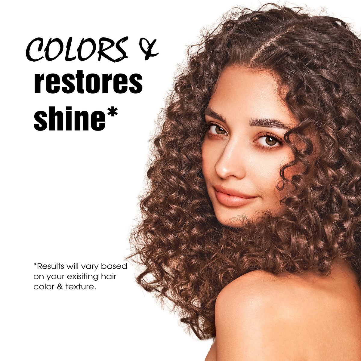 Light Mountain henna color applied to hair for even result.