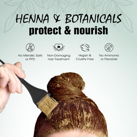 Light Mountain Henna gloves enabling mess-free application.