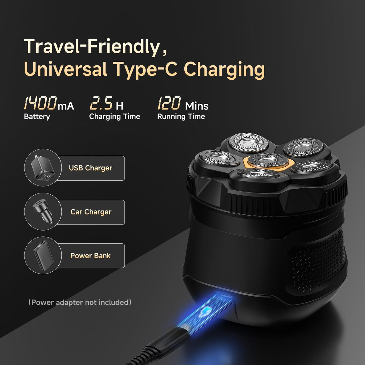 Likefun travel-friendly storage case keeps accessories organized on trips.