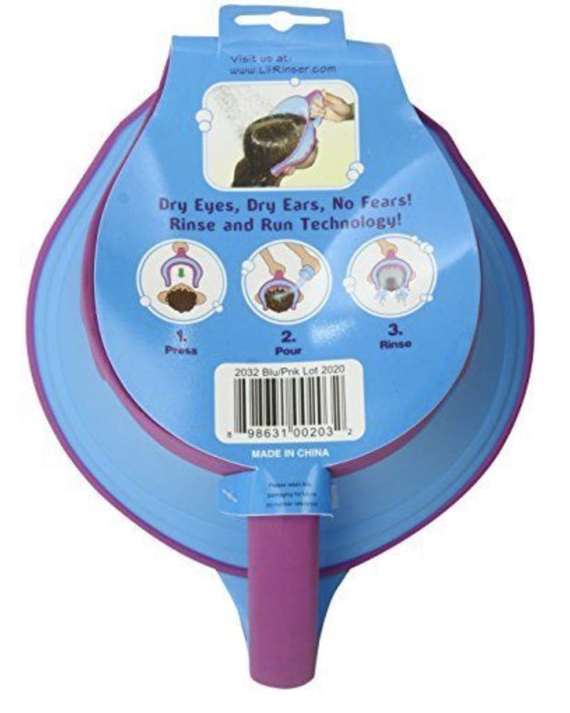 LiL Rinser daily use and sun-shield option for outdoor baths.