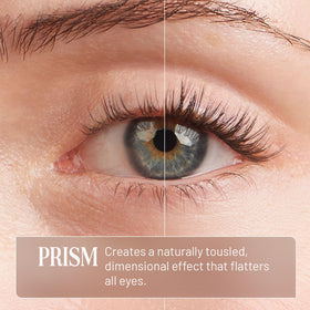 Lilac St Prism Glamorous clusters on eye demonstrating seamless blend and lightweight wear.