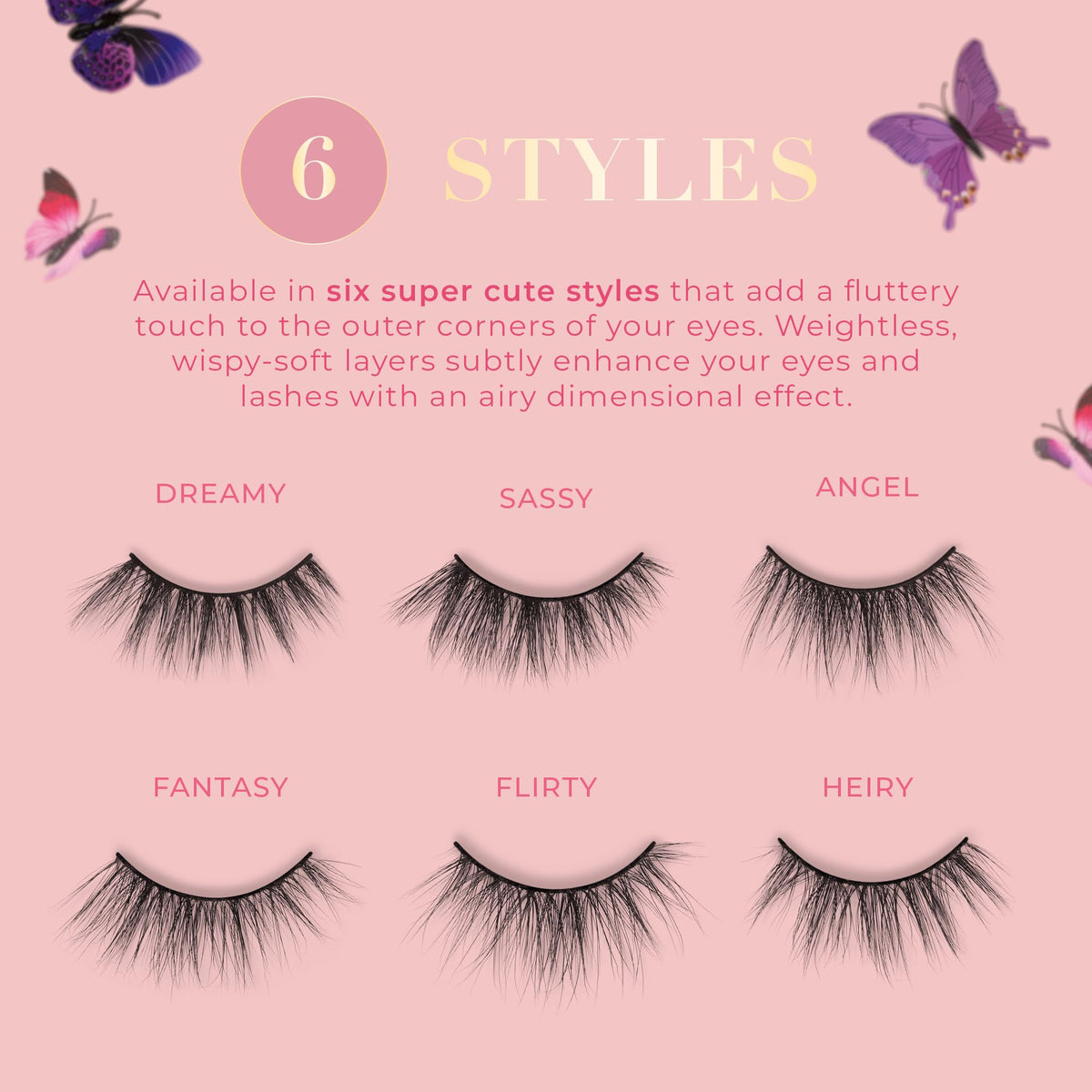 Lilly Lashes Butterfl-eyes outer corner comfort with no inner corner irritation