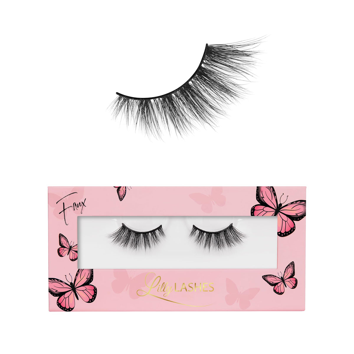 Lilly Lashes Butterfl-eyes half lashes on outer corner for natural lift