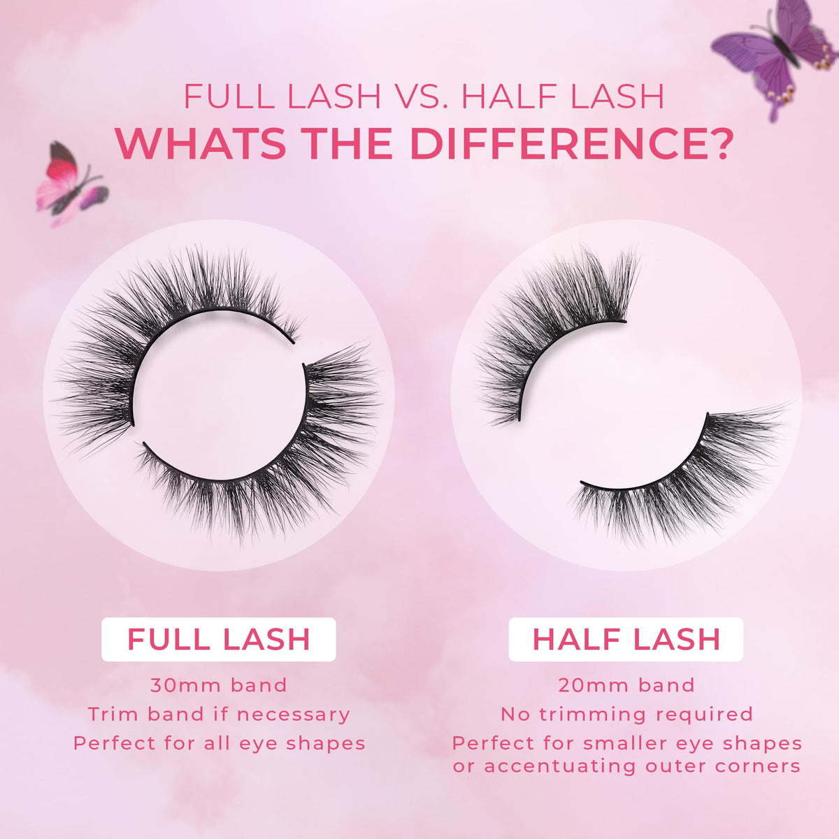 Lilly Lashes Butterfl-eyes soft wispy faux mink texture blends