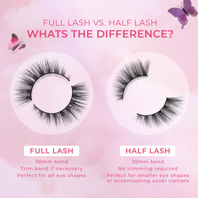Lilly Lashes Butterfl-eyes soft wispy faux mink texture blends