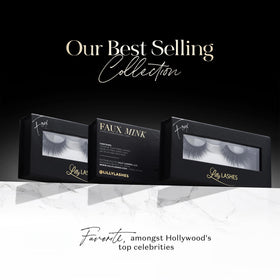 Lilly Lashes easy-apply strip lashes simplify makeup for a fast glam look.